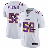 Nike Ravens 52 Ray Lewis White Shadow Logo Limited Jersey Yhua,baseball caps,new era cap wholesale,wholesale hats